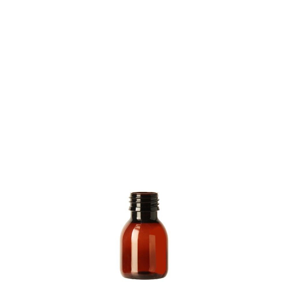 Plastenka SIROP 60 ml 28 ROPP PET rjava