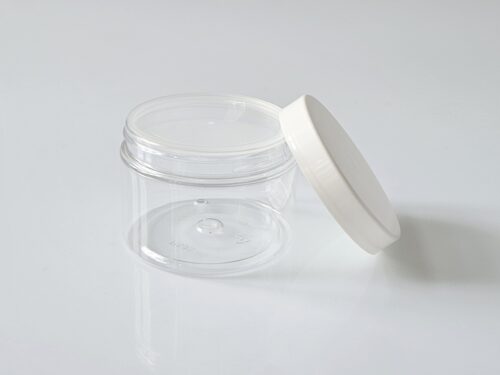 Lonček PRINC 150 ml 70_400 PET prozoren + Pokrovček PP bel + Podčep